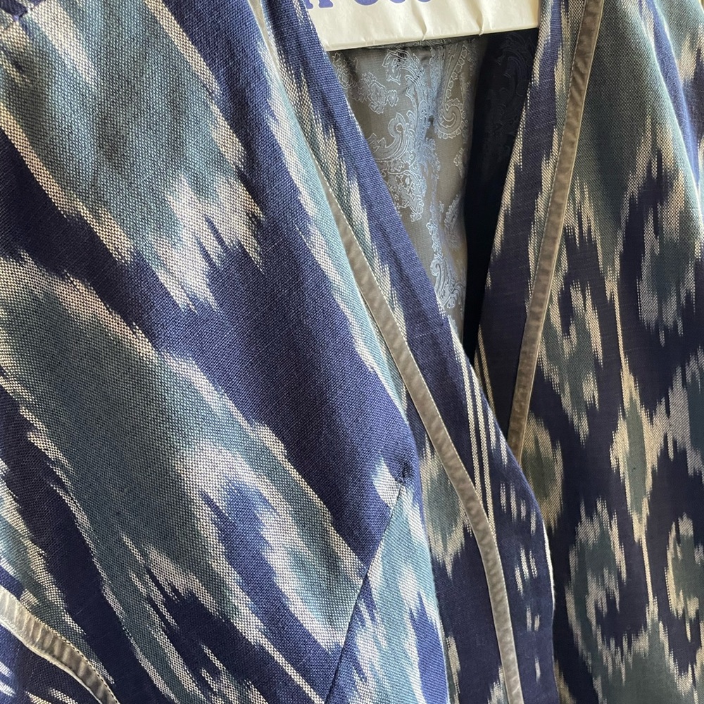 Handwoven Silk Ikat Jacket- One of a Kind